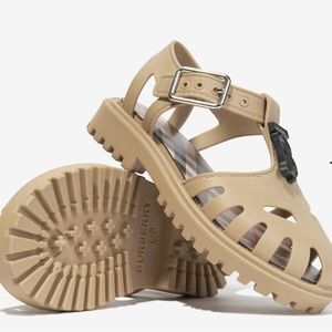 Burberry kids rubber sandals